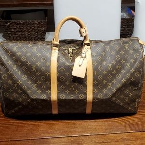 AUTHENTIC VINTAGE LOUIS VUITTON MONO KEEPALL 60